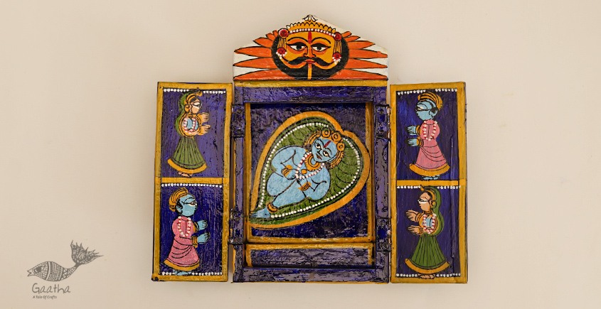 कथनिक ☀ Kaavad a Wooden Shrine { Single piece } ~ 127